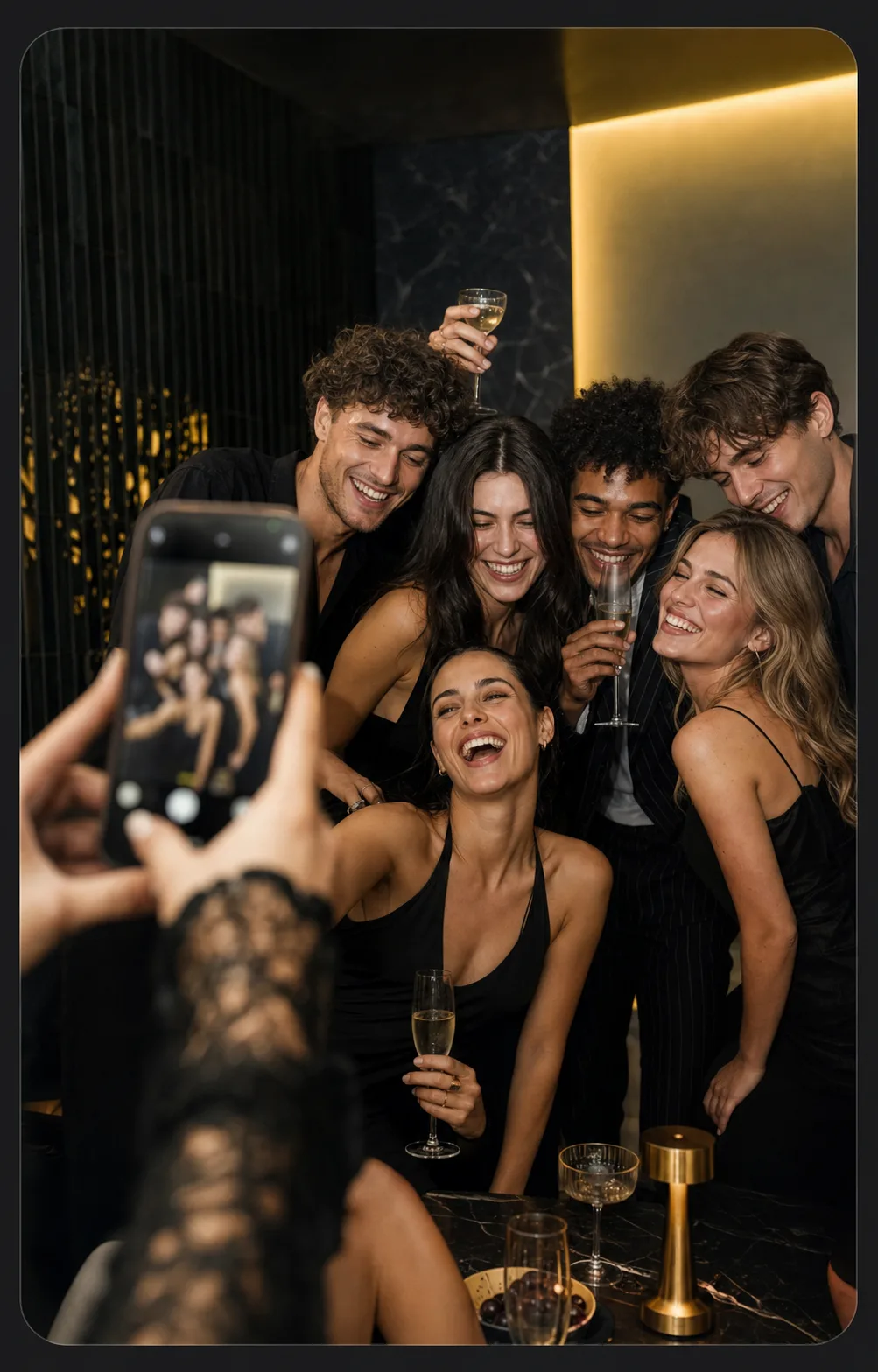 Event guest camera preview